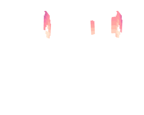 Horn Base ~ Pink Orange Yellow Fade
