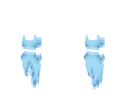 OB - Sleeveless Rain Blue Dress Minecraft skin