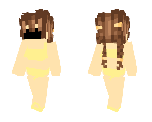 Cute Yellow bathing suit Minecraft skin