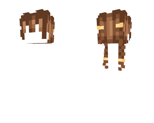 Cute Short Braids - Female (OBVI) Minecraft skin