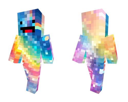 Rainbow & Glitter Rainbow Derpy Pixel Skin