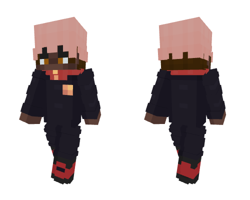 Yuji Itadori (Dark) Minecraft skin