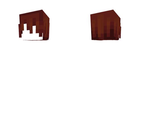 HB ~ Long Messy Brown Autumn Red Bangs Minecraft skin