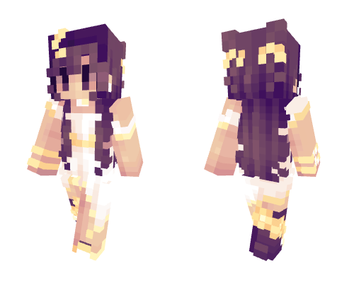 as the day breaks to gold Minecraft skin