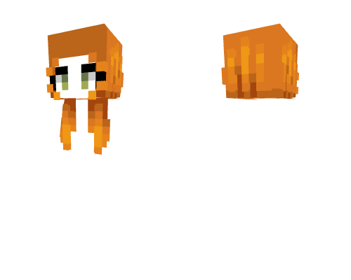Female HB - Short Straight Pumpkin Ginger