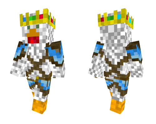 King Chicken Minecraft skin