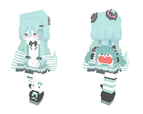bunny love Minecraft skin