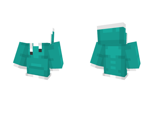 Teal Hoodie Minecraft skin