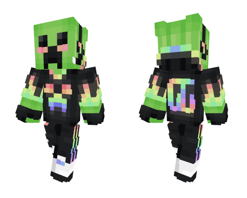 Creeper; Pride Outfit. {SizArts.} Minecraft skin