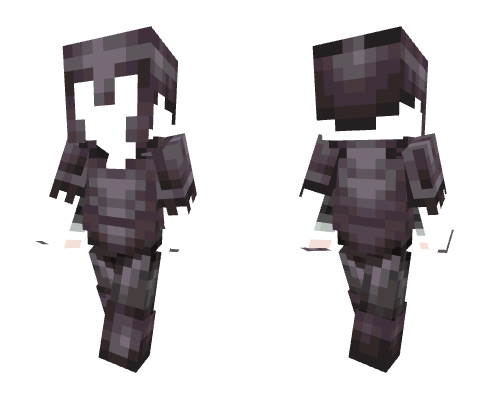 Invisible netherite guy Minecraft skin