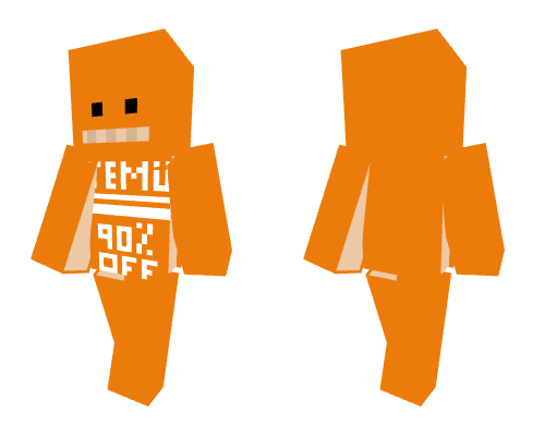 The TEMU Man Minecraft skin