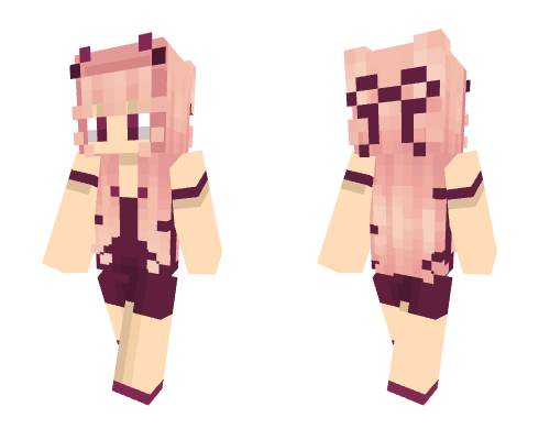 Magenta Romper Girl