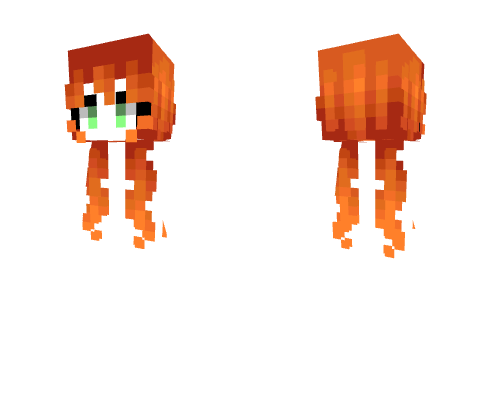 Female HB - Blood Orange Pigtails
