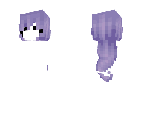 HB ~ Curled Soft Purple Minecraft skin