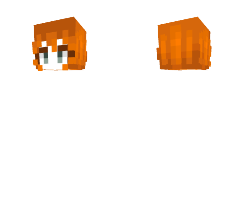 Female HB - Short Ginger Orange Fade