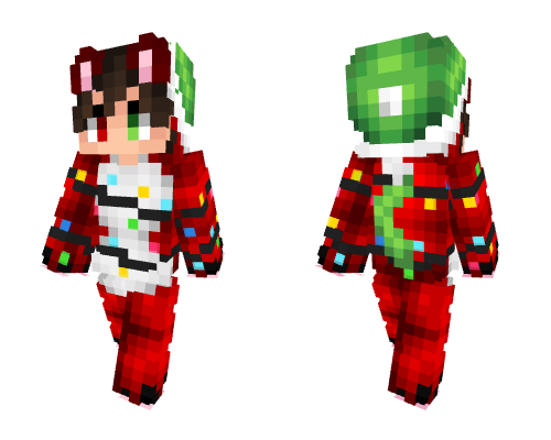 Snooty Cat ~ Christmas Skin Commission