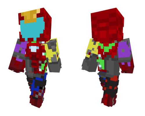 Blitzz IronMan Minecraft skin