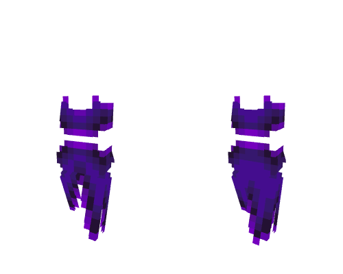 OB - Sleeveless Dark Void Purple Dress Minecraft skin