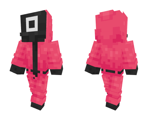 Pink guard square | Squid Game