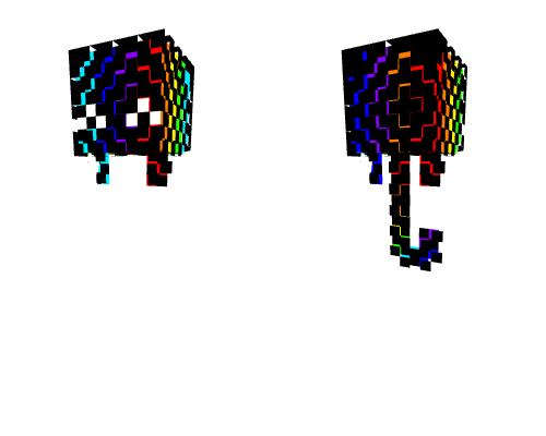 Neon Cat Minecraft skin