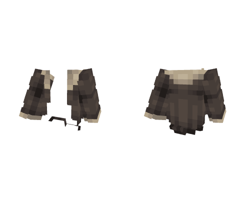 OB - Open Brown Coat w/ Fluff v2