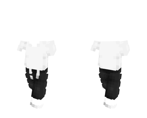 OB - Classic White Tshirt With Black Pants