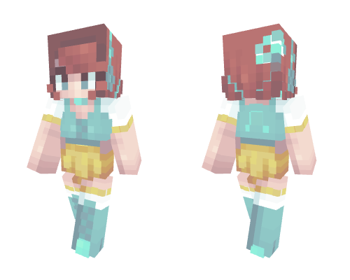 ghost light Minecraft skin