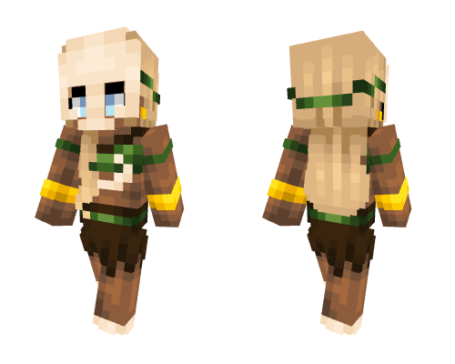 Cute Blonde Female Tribal Shaman