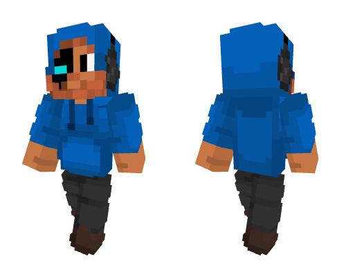 caseoh silentblock skin combination Minecraft skin