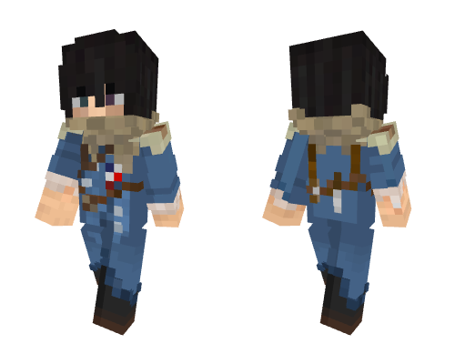 The French Soldier - Scarf Minecraft skin