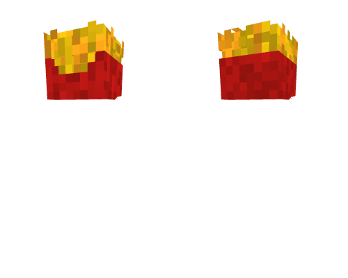 Fries skull Minecraft skin
