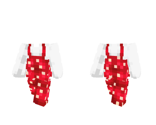 OB - White Sleeves w/ Mushroom Overalls