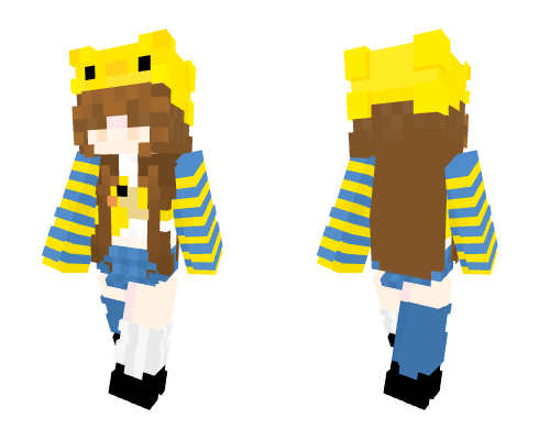 Duck teen girl