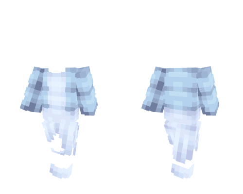 OB ~ Light Blue Summer Dress w/ Jean Coat Minecraft skin