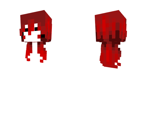 Female HB - Short Popsicle Red Fade v3