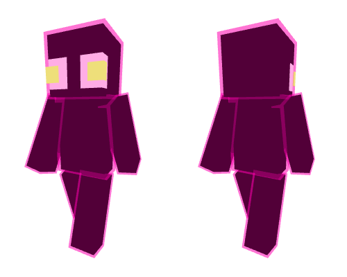 Pink hologram Minecraft skin