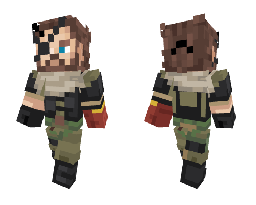 Venom Snake Minecraft skin