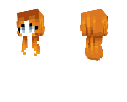 Female HB - Short Wavy Pumpkin Ginger