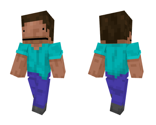 Steve seems pretty sa- HE WHAT?!?!?!?! Minecraft skin