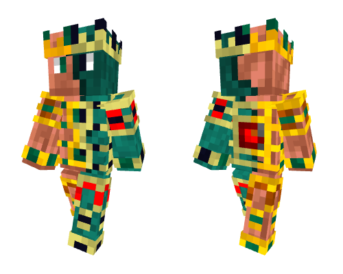 the infected copper king Minecraft skin