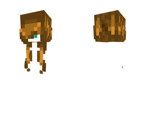 Female HB - Semi-Long Pumpkin w/ Closed Bangs