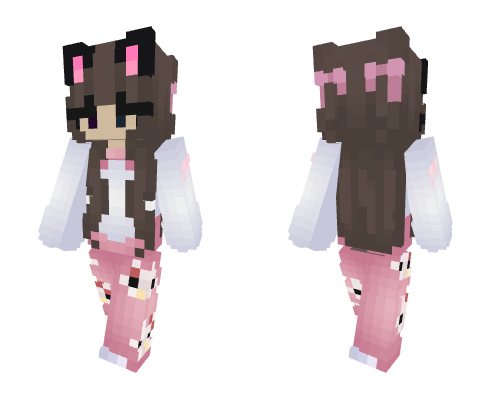 Pajamas Catgirl (long sleeve) Minecraft skin